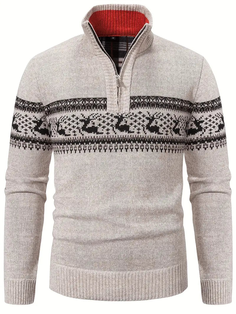 Made Gents | Scandinavian Zip Sweater