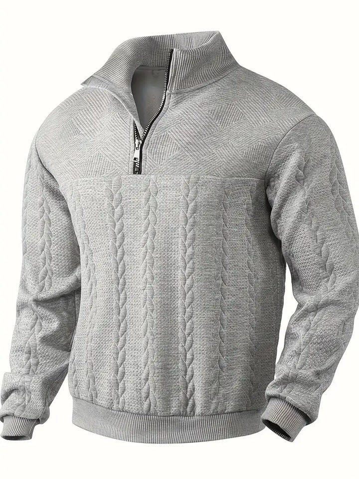 Made Gents | Geo Zip Sweater