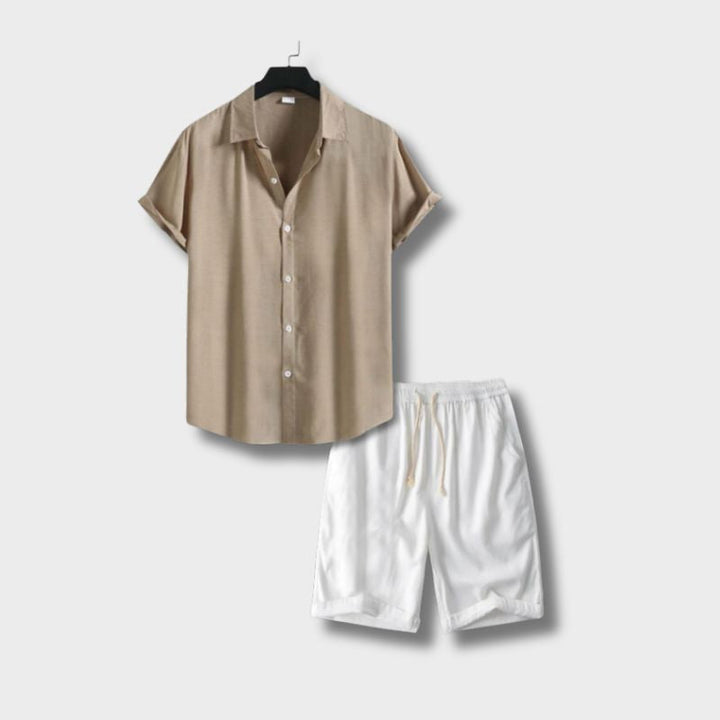 Made Gents | Stylish Summer Outfit Set Beige