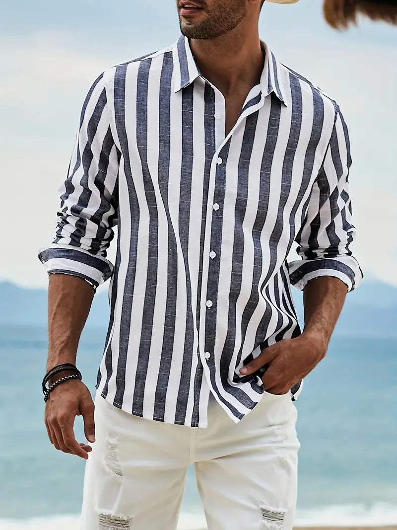 Made Gents | Emil Striped Shirt