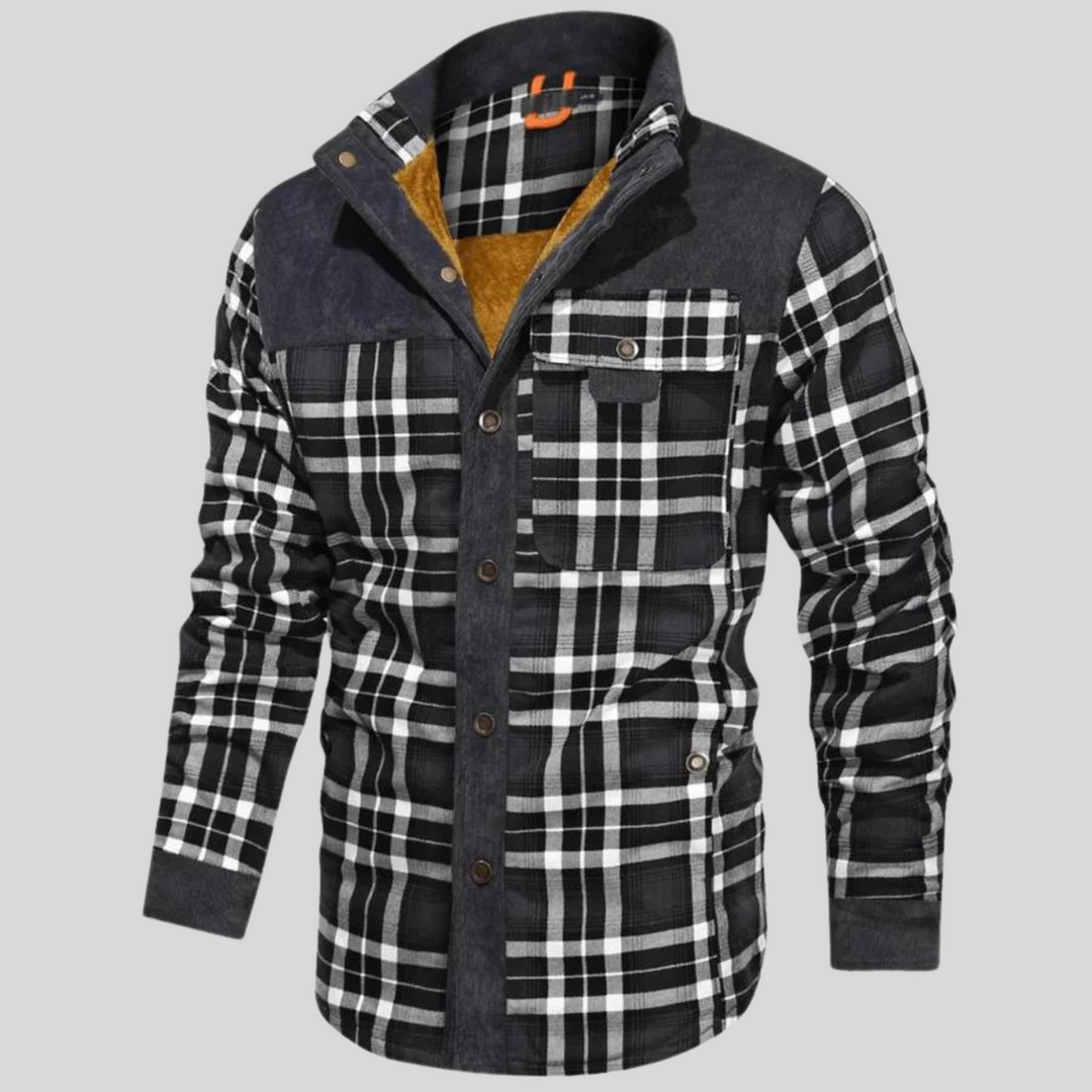 Made Gents | Checked Padded Jacket