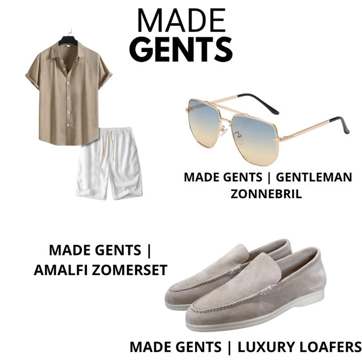 Made Gents | Stylish Summer Outfit Set Beige