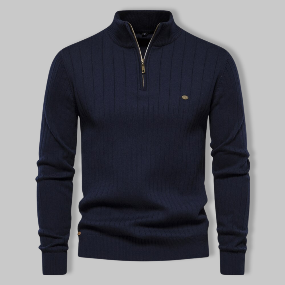 Made Gents | George Zip Sweater