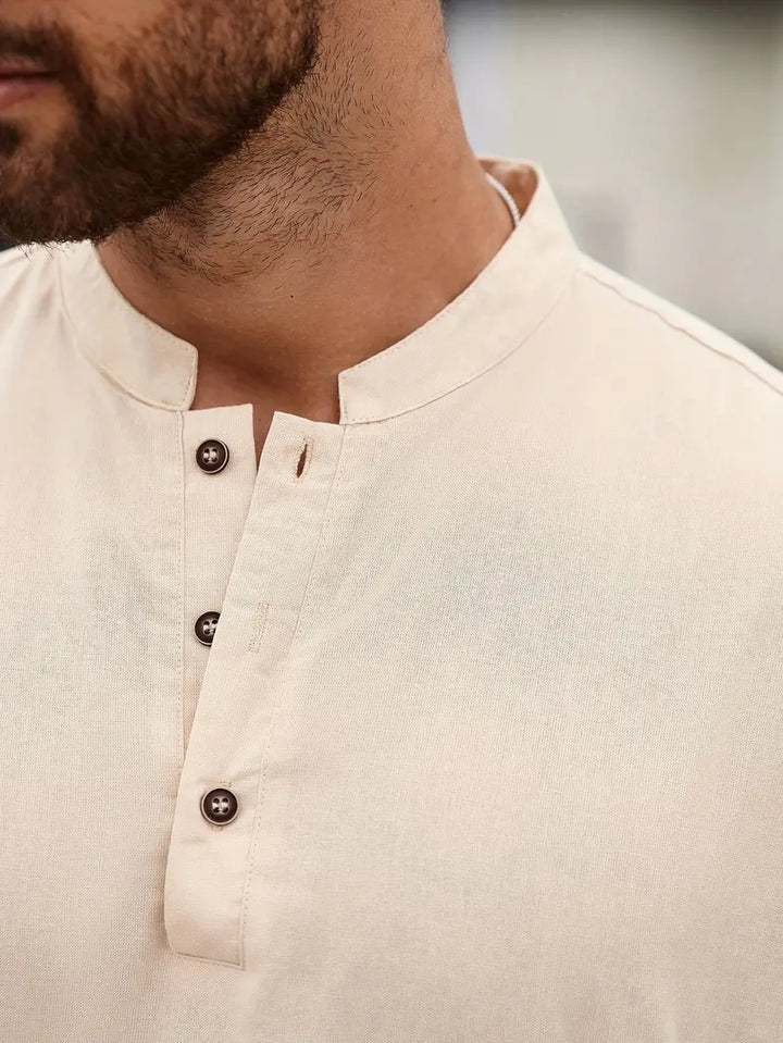 Made Gents | Henley Polo Shirt