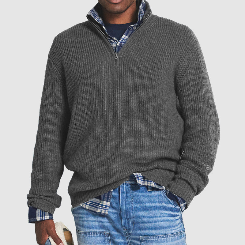 Made Gents | Half Zip Sweater