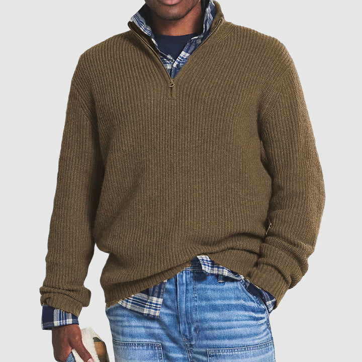 Made Gents | Half Zip Sweater