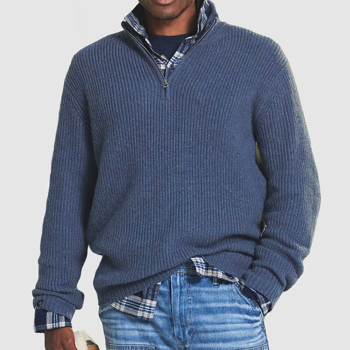 Made Gents | Half Zip Sweater